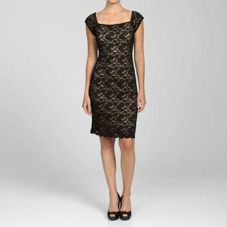 Black widow lace dress