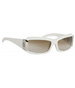 Spy Abbey Women's White/ Bronze Fade Lens Sunglasses