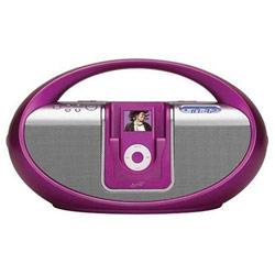 iLive Portable Pink iPod Docking System
