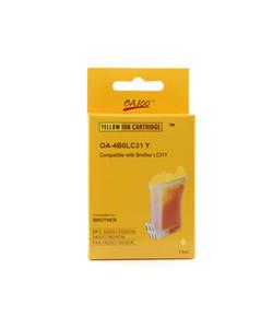 Yellow Ink Cartridge for Brother LC31M (Pack of 2)