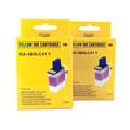 Yellow Ink Cartridge for Brother LC41Y (Pack of 2)