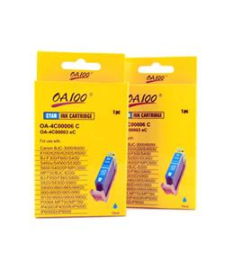 Cyan Ink Cartridges for Canon BCI-6C (Pack of 2)