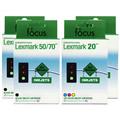 Lexmark 70 & 20 4-pack Combo Ink Cartridge (Remanufactured)