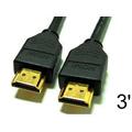 Super High Resolution HDMI M/M 3-foot Cable