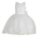 Sophia's Style Boutique Girl's White Petal Dress