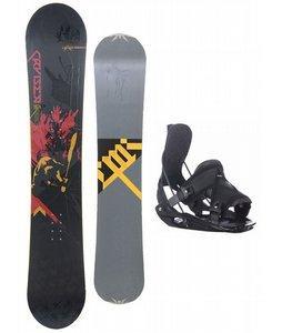 Lamar Cruiser 154 cm Snowboard with Flow Bindings