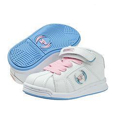 Phat Farm Kids Phat Classic Beamer Mid (Infant/Toddler) White/B. Pink & B. Blue