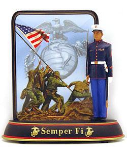 Bradford Exchange 'Semper Fi' Collectible Plate