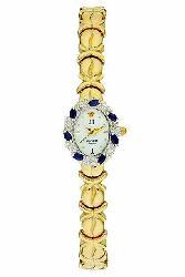 Jules Jurgensen Diamond and Sapphire Watch
