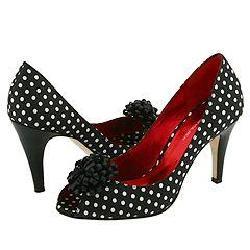 daniblack Rosalina Black/White Poka Dot