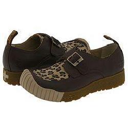 Dr. Martens Alegria Monk Shoe Dark Brown/Leopard