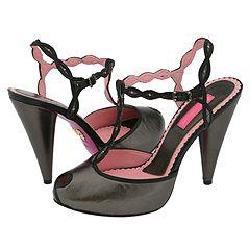 Betsey Johnson Madeline Black Leather