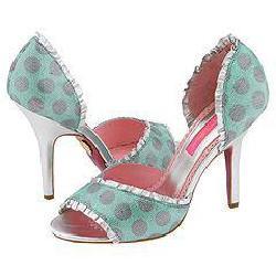 Betsey Johnson Mackenzie Aqua/Silver
