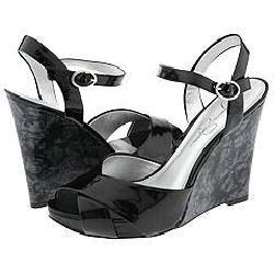 Jessica Simpson Mortey Black Patent Swirl
