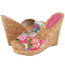 Jessica Simpson Mandie Pink/Orange Hawaiian Print