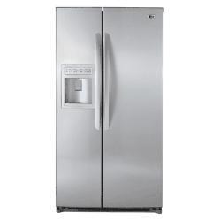 LG 26.5-cubic-foot Side-by-side Titanium Refrigerator