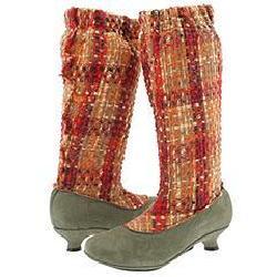 J. Shoes Lisa#2 Green/Tan Multi