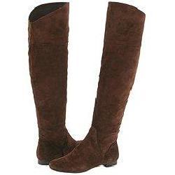 Nine West Flattering Women's Dark Brown Suede Boots