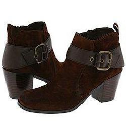 Nine West 'Gwen' Dark Brown Suede Ankle Boot