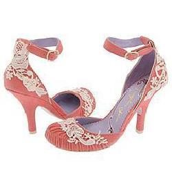 Irregular Choice Gypsey Girl 3043-11 B Pink Suede / Cream Le