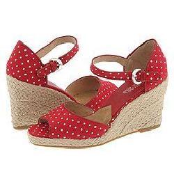 MICHAEL Michael Kors Cabana Sandal Red Polka Dot
