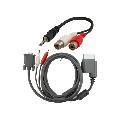 Xbox 360 -  HD VGA AV Cable + RCA To 3.5MM Adapter - By Eforcity