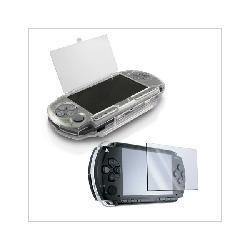 Crystal Cover Case + Screen Protector for Sony PSP 3000