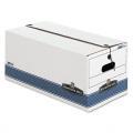 Bankers Box Letter Storage Boxes with String Tie Lid (Case of 4)