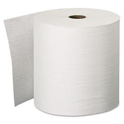 Kleenex 8 inches x 600 feet Hard Roll Towels White (Pack of 6)