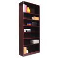 Alera Radius Corner Bookcase With Finished Back