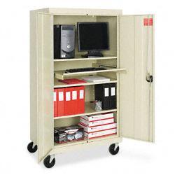 Alera Fully Enclosed 66-inch High Mobile AV Cabinet