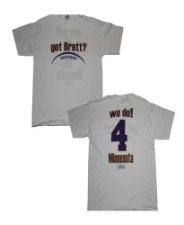 Minnesota Vikings 'Got Brett?' White T-shirt