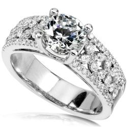 18k Gold 1 1/2ct TDW Diamond Engagement Ring (I-J, SI)