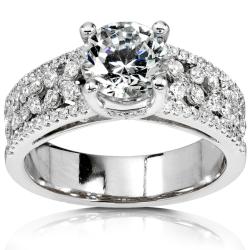 18k Gold 1 1/2ct TDW Diamond Engagement Ring (I-J, SI)