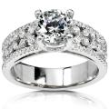 18k Gold 1 1/2ct TDW Diamond Engagement Ring (I-J, SI)