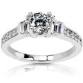 14k Gold 1 3/8ct TDW Round Diamond Engagement Ring (G-H-I, SI-I1)