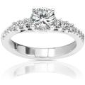14k Gold 1 1/5ct TDW Diamond Engagement Ring (H-I, I1-I2)