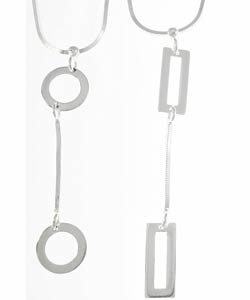 Sterling Silver 'Y' Designed Necklaces  (Set of 4)