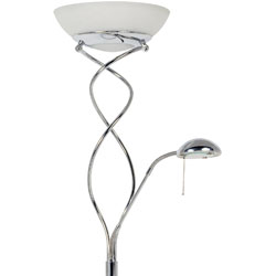Narella Chrome Floor Lamp