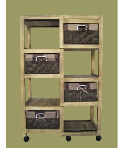 4-drawer Natural Expandable Chest