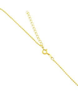 Goldkist 18k Gold over Silver Floral Necklace