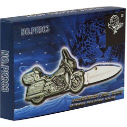 Stainless Steel Motorcycle Chopper Pocket Knife