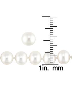 14k Gold Freshwater Pearl Necklace & Earrings (Case of 3)