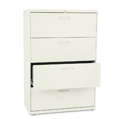 HON 500 Series 36-inch Wide 4-Drawer Lateral File Cabinet