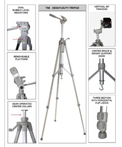 Rokinon 65-inch Professional Heavy Duty Tripod