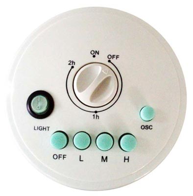Tower Fan with Night Light and Timer