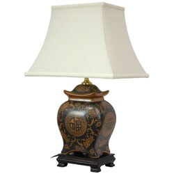 Pagoda Jar Oriental Lamp (China)