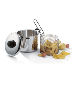 Stainless Steel 3.8-quart Stovetop Fryer (Case of 4)