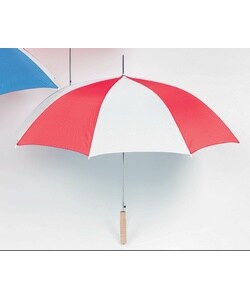 RainWorthy 48-inch Red & White Umbrella (Case of 24)