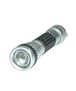 AccuPower LED-FIRE Silver Flashlight (Case of 4)